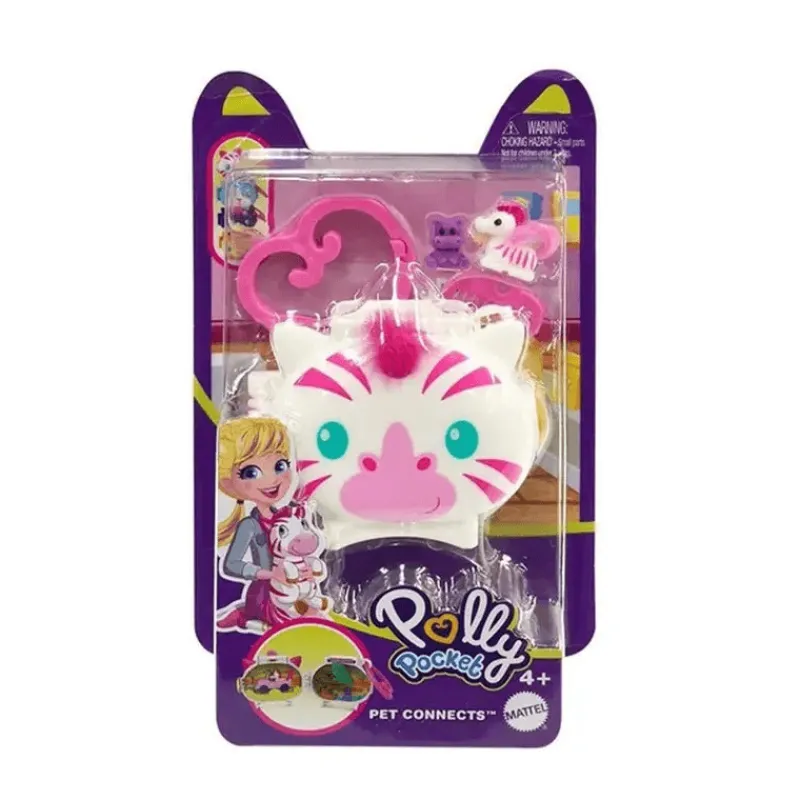 Polly Pocket Set de Juegos Mini Mundo de Mascotas Cebra<Mattel Discount