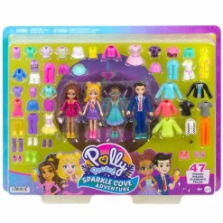 Polly Pocket Set de Juegos Súper Paquetes de Modas Para Amigos Bahía Mágica<Mattel Sale