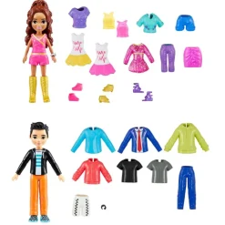 Polly Pocket Set de Juegos Súper Paquetes de Modas Para Amigos Bahía Mágica<Mattel Sale