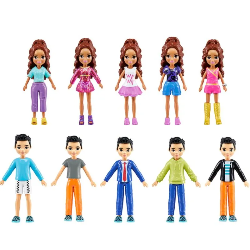 Polly Pocket Set de Juegos Súper Paquetes de Modas Para Amigos Bahía Mágica<Mattel Sale
