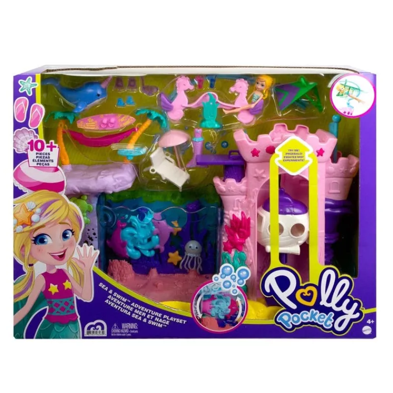 Polly Pocket Súper Aventuras de La Sirenita<Mattel Hot