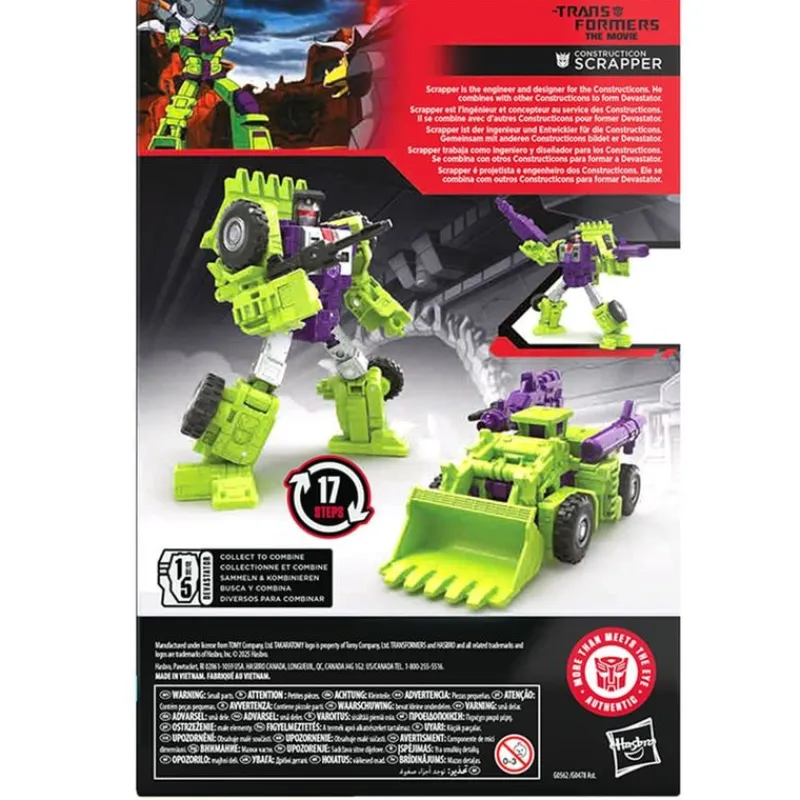 PREVENTA Transformers Gen Voyager 86 Scrapper G0562<Hasbro Online