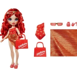 Rainbow High Fashion Doll Swim & Style Fashion Doll- Ruby<MGA Best
