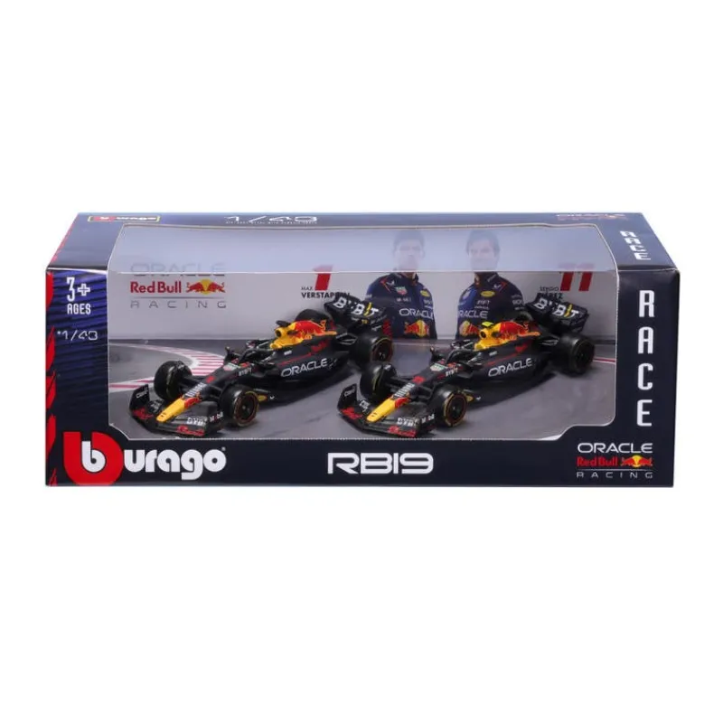 Red Bull Escala 1:43 Red Bull Racing RB19 2 pack: Checo Pérez y Max<Importacion Juguetron Sale