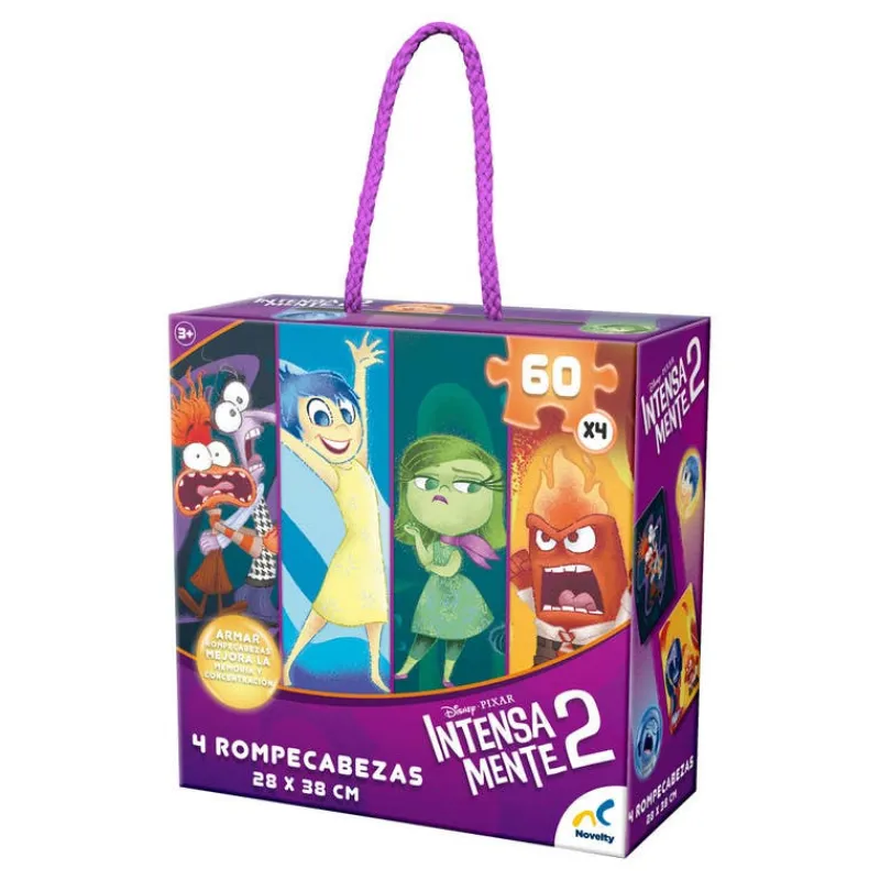 Rompecabezas 4 en 1 Intensamente 2 60 Piezas<Novelty Sale