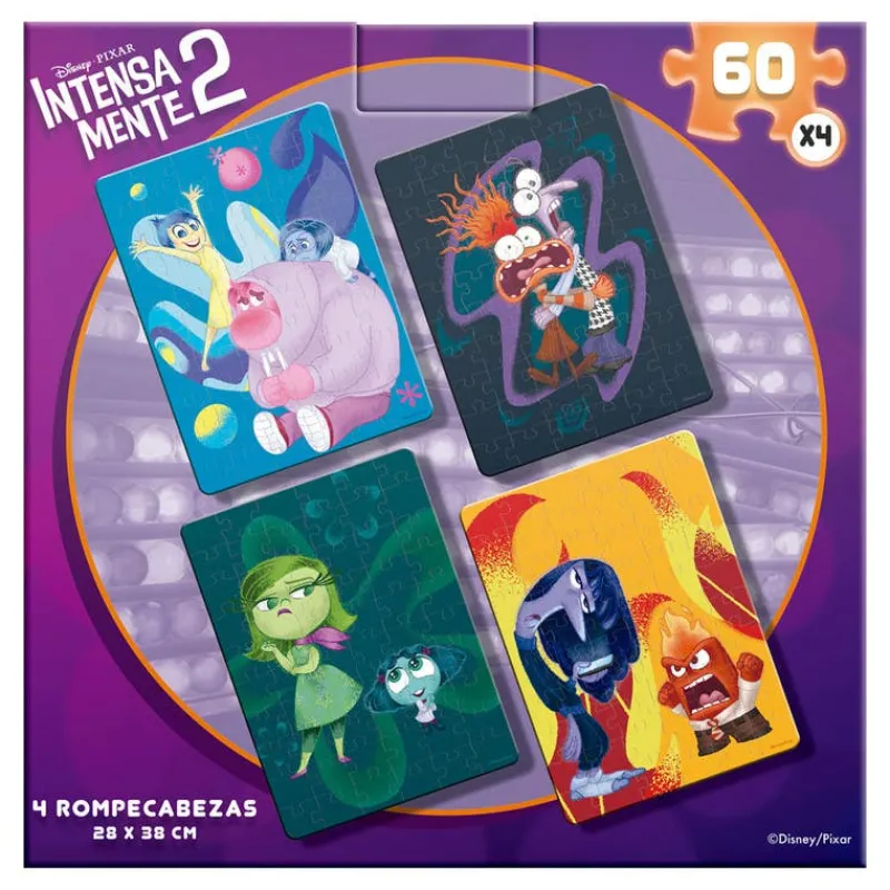 Rompecabezas 4 en 1 Intensamente 2 60 Piezas<Novelty Sale