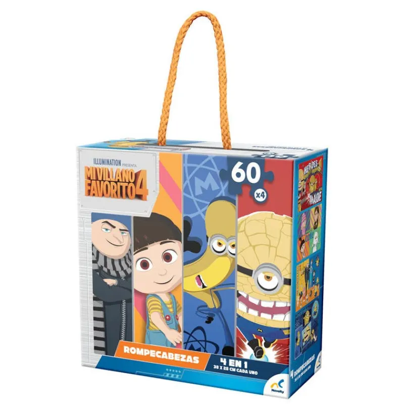 Rompecabezas 4 en 1 Mi Villano Favorito 60 Piezas<Novelty Sale