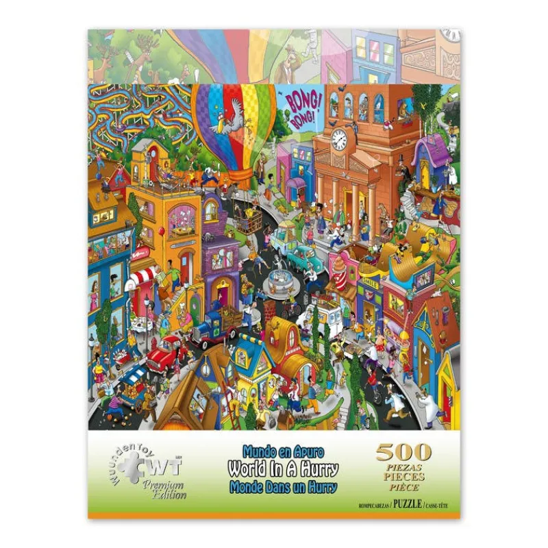 Rompecabezas Mundo En Apurosde 500 Piezas<Wuundentoy Best