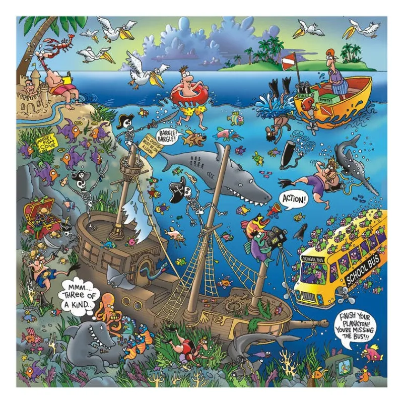 Rompecabezas Vida En El Agua de 500 Piezas<Wuundentoy Best