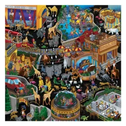 Rompecabezas Zoológico Rebelde de 500 Piezas<Wuundentoy New