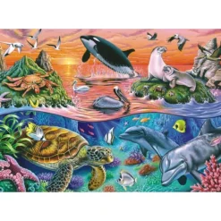 Rompecabezas Amecer Marino de 100 Piezas<Wuundentoy Discount