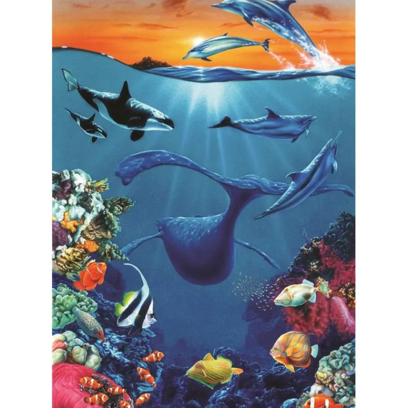 Rompecabezas Animales Marinos de 100 Piezas<Wuundentoy Online