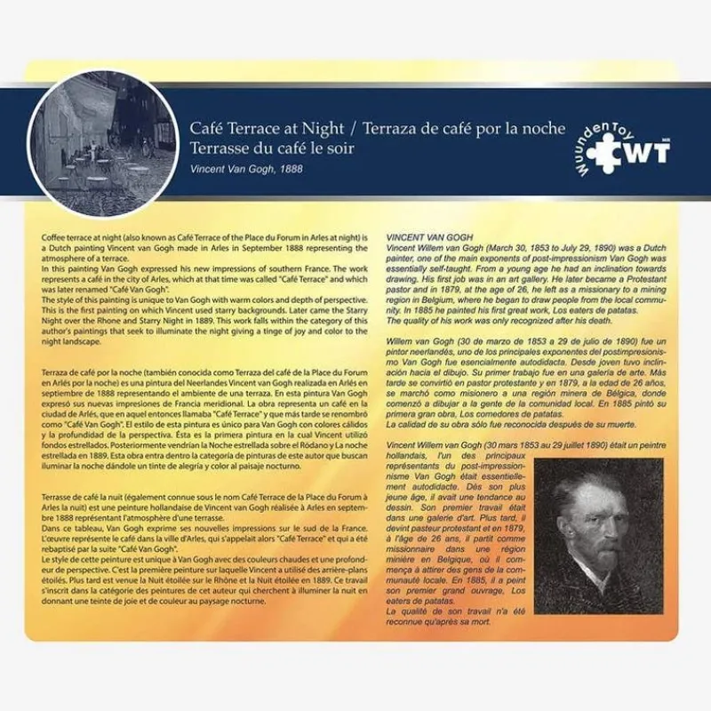 Rompecabezas Café de Noche de 1000 Piezas<Wuundentoy Sale