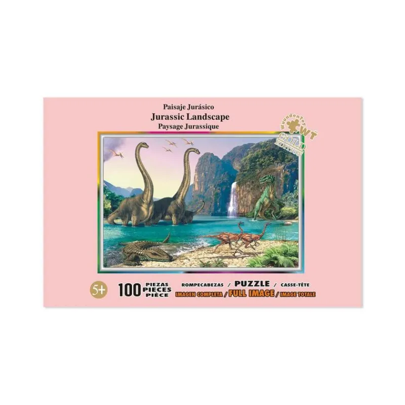 Rompecabezas Dinosaurios Jurásico de 100 Piezas<Wuundentoy Best