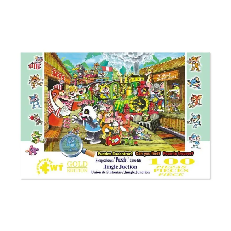 Rompecabezas Fiesta de Animalitos de 100 Piezas<Wuundentoy Hot