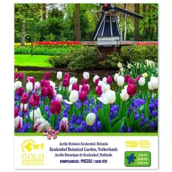 Rompecabezas Jardín Botánico Keukenhof, Holanda de 1500 Piezas<Wuundentoy Best