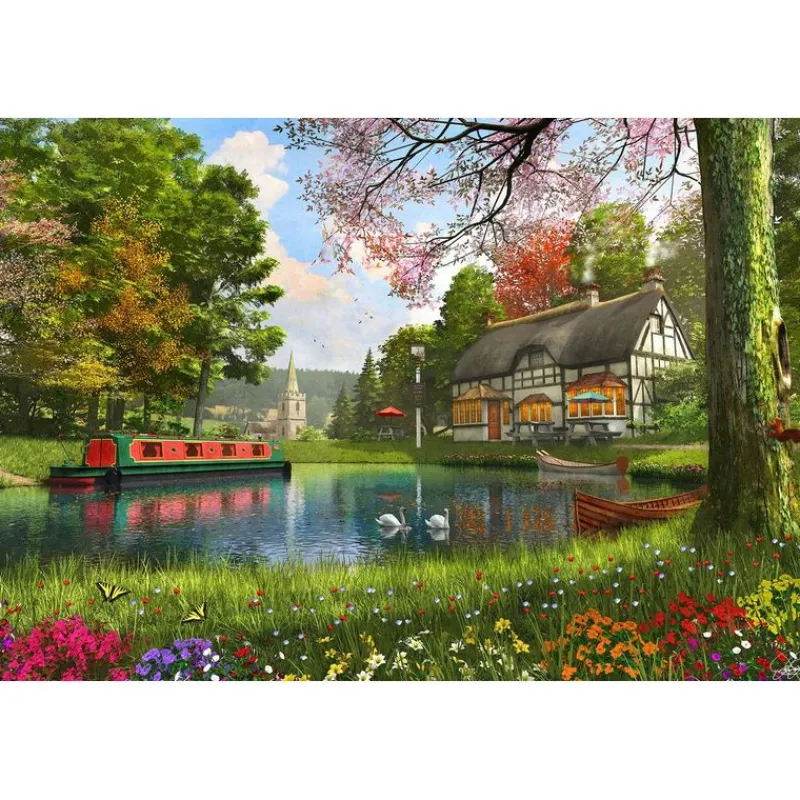 Rompecabezas La Casa Del Valle de 1000 Piezas<Wuundentoy New