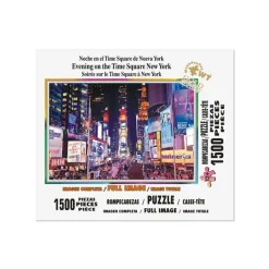 Rompecabezas Noche En El Time Square De NY de 1500 Piezas<Wuundentoy Clearance
