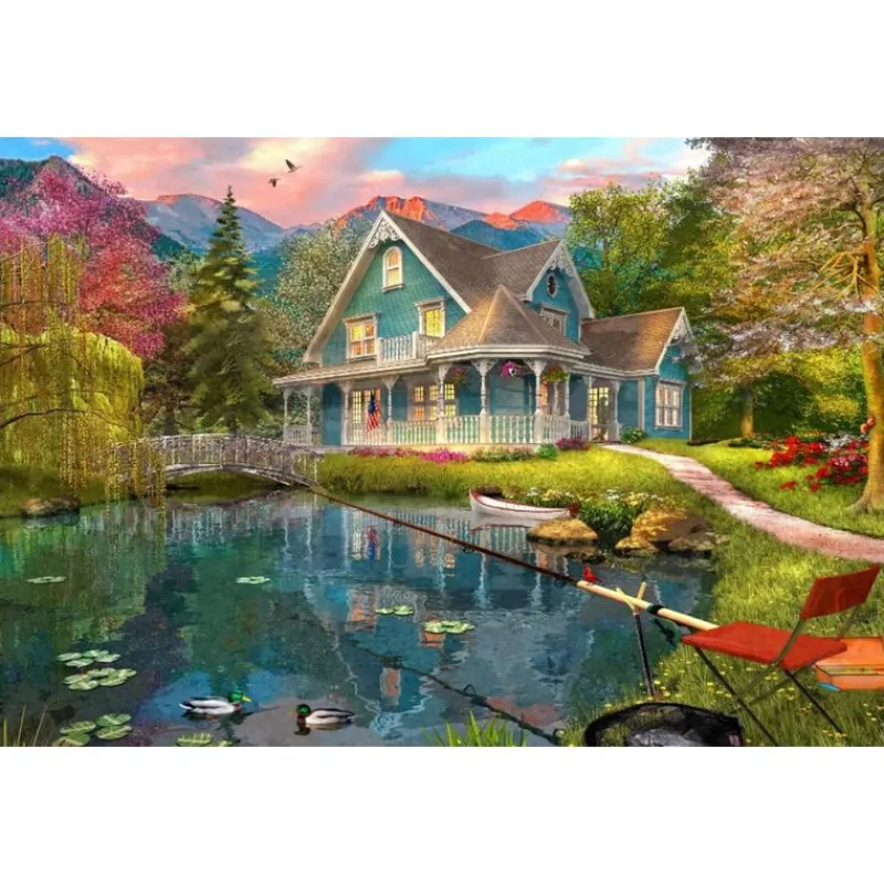 Rompecabezas Retiro De Pesca de 1500 Piezas<Wuundentoy Sale