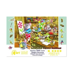 Rompecabezas Salón de Clases de la Selva de 100 Piezas<Wuundentoy Clearance