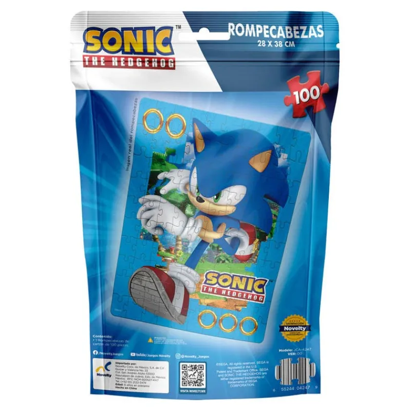 Rompecabezas Sonic Tthe Headehogh 100 Piezas<Novelty Hot