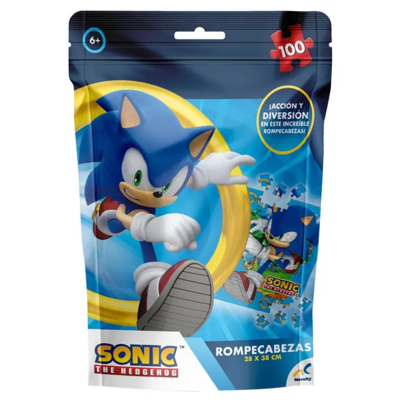 Rompecabezas Sonic Tthe Headehogh 100 Piezas<Novelty Hot