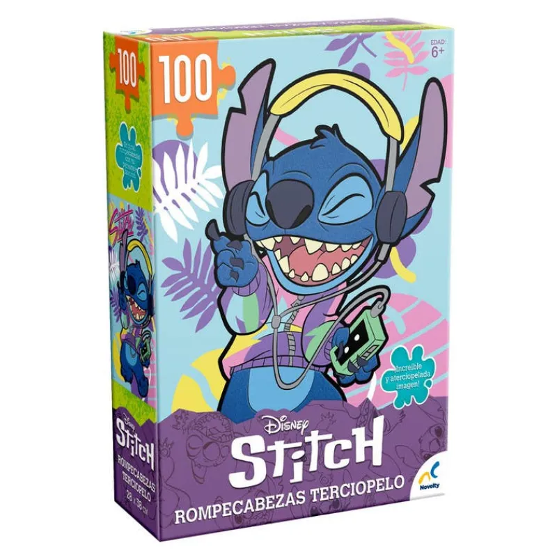 Rompecabezas Stitch Afelpado 100 Piezas<Novelty Sale