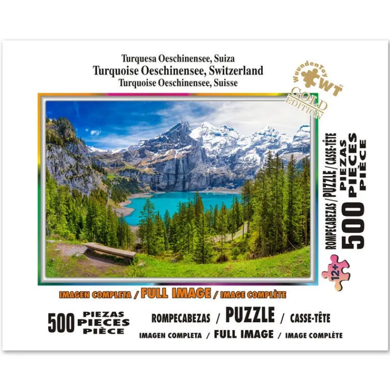 Rompecabezas Turquesa Oeschinensee, Suiza de 500 Piezas<Wuundentoy Discount