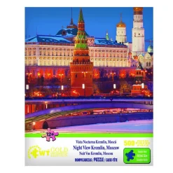 Rompecabezas Vista Nocturna Kremlin, Moscú de 500 Piezas<Wuundentoy Sale
