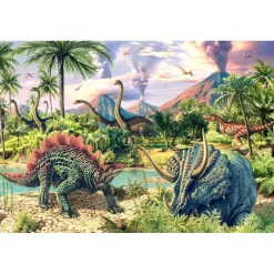 Rompecabezas Volcanes y Dinosaurios de 100 Piezas<Wuundentoy New