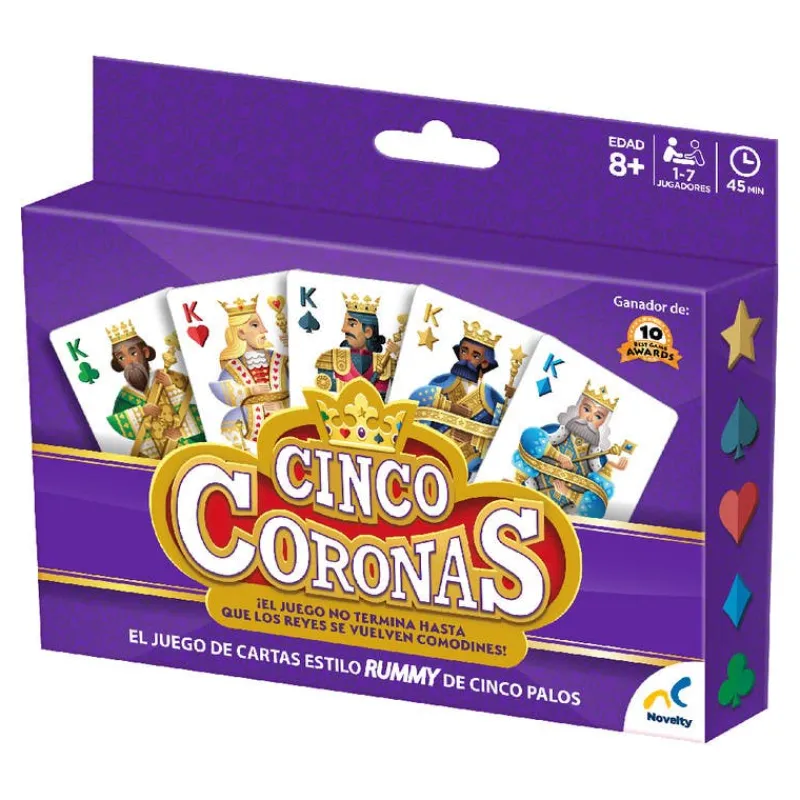 Rumy Juego de Cartas Cinco Coronas Juego de Mesa<Novelty Sale