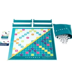 Scrabble 2 en 1 Colaborativo Juegos de Mesa<Mattel Hot