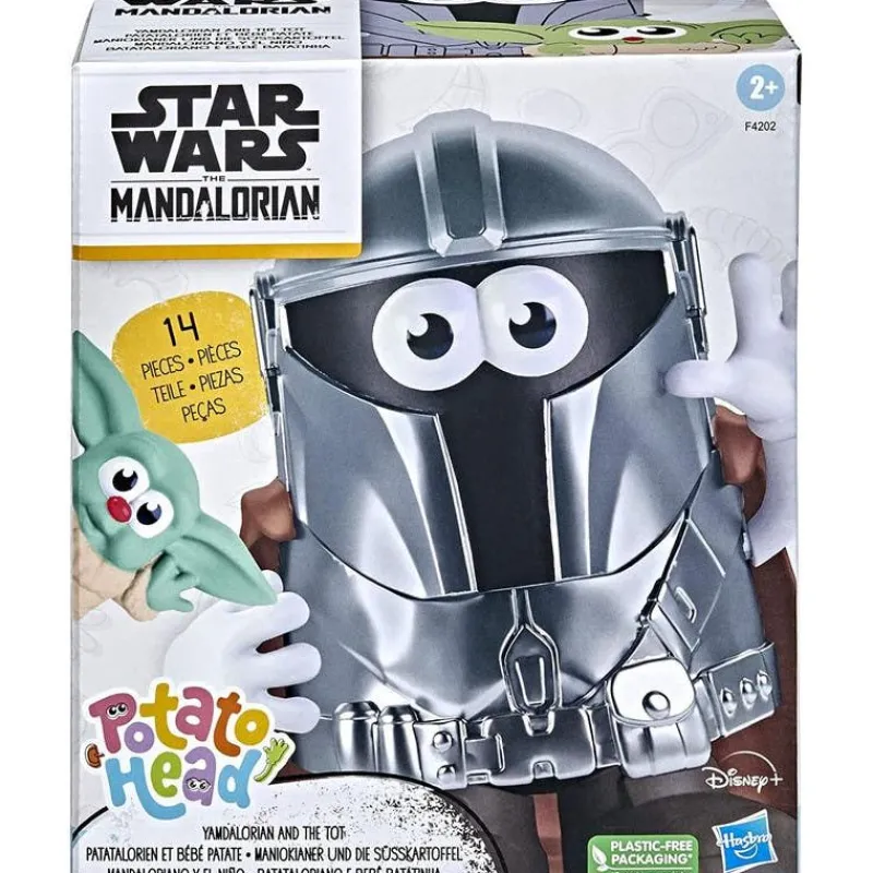 Señor Cara de Papa The Mandalorian con Yoda Bebé<Hasbro Outlet