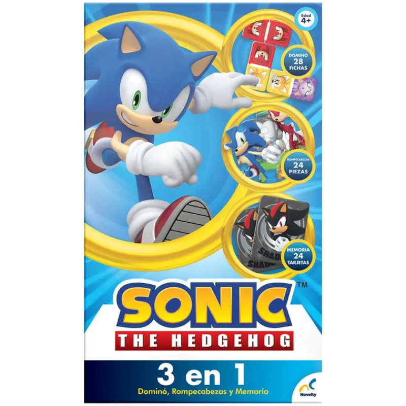 Sonic The Headgehog Memoria 3 en 1<Novelty Fashion