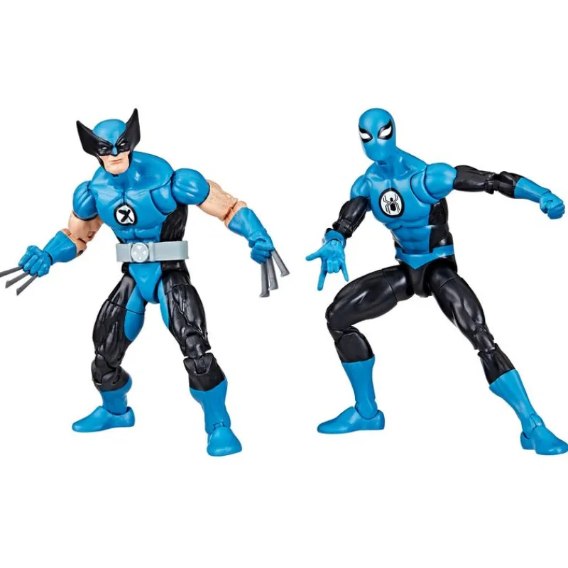 Spiderman 2 Pack Wolverine y Spiderman, Fantastic 4 F9051, Figuras de Colección<Hasbro Fashion