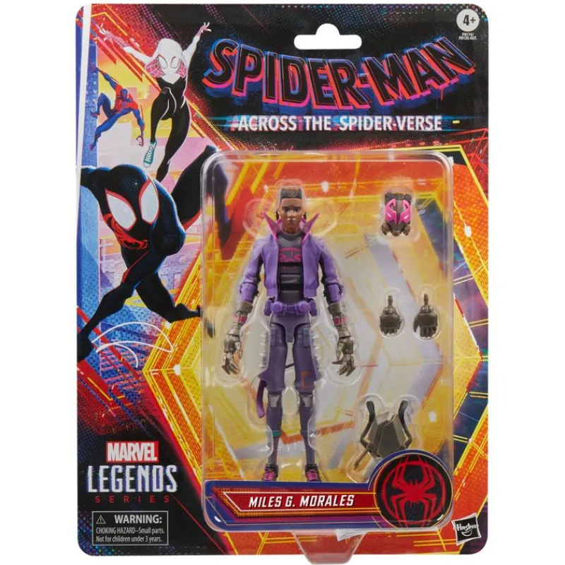 Spiderman Across The Spiderverse Miles G. Morales F9174 Marvel Legends<Hasbro Clearance