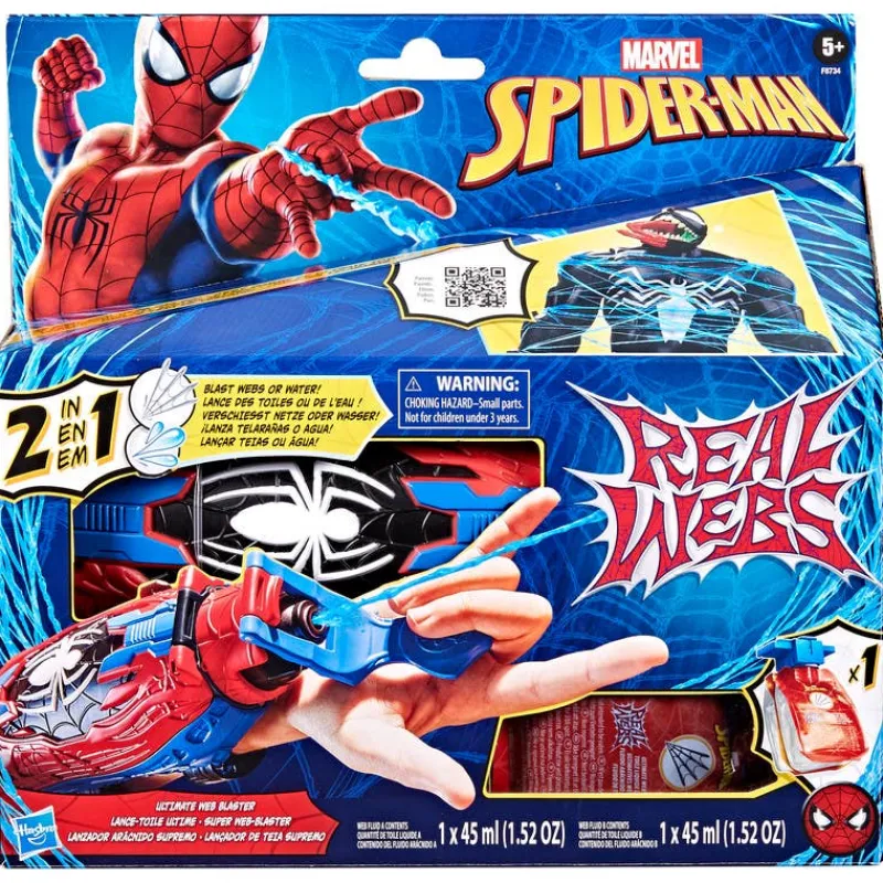 Spiderman Lanza Telarañas para Niños<Hasbro Clearance