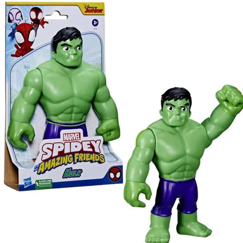 Spiderman Muñeco Hulk 22.5cms, Spidey y sus Amigos<Hasbro Discount