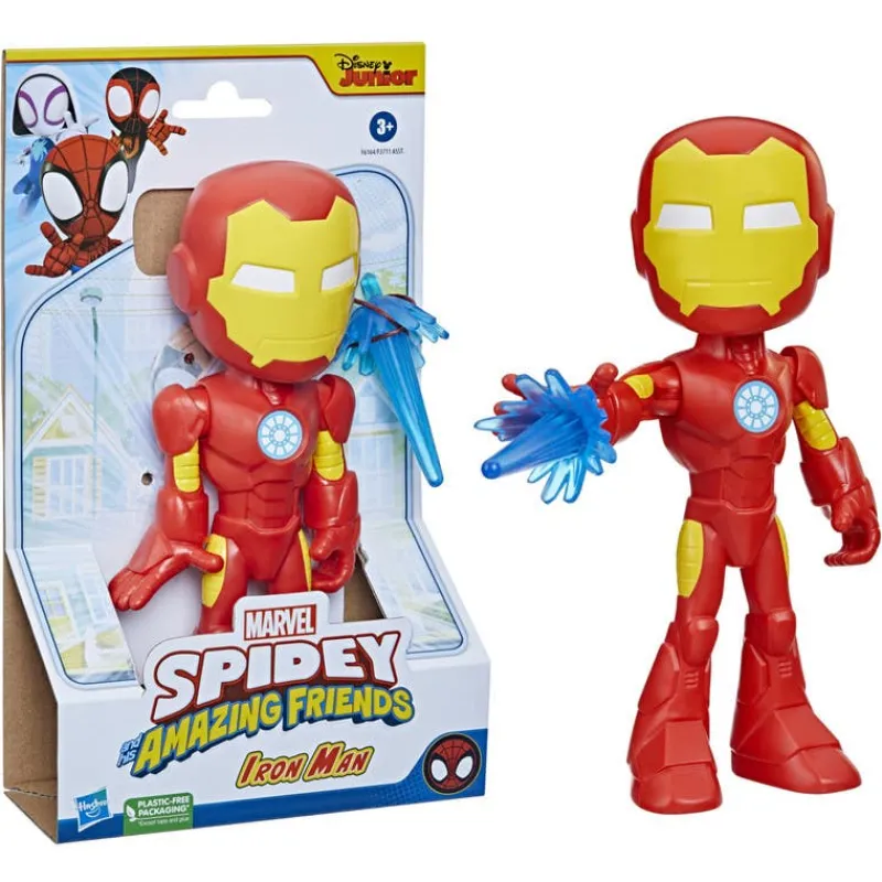 Spiderman Muñeco Iron Man 22.5cms, Spidey y sus Amigos<Hasbro New