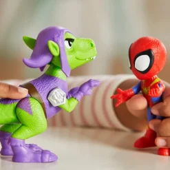 Spiderman Set de Figuras Spidey And His Amazing Friends de Spidey y Goblin Raptor<Hasbro Hot