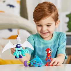 Spiderman Set de Figuras Spidey And His Amazing Friends Dino-Webs Ghostasaurus & Spidey<Hasbro Clearance