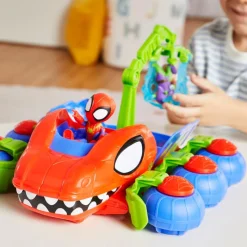Spiderman Vehículos de Juegos Dino Grúa Arácnida<Hasbro New