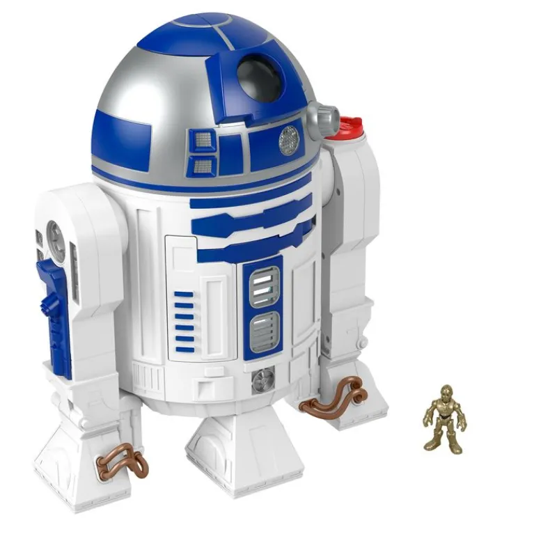 Star Wars Imaginext Set de Juegos R2D2 con Figura de C3PO<Mattel New