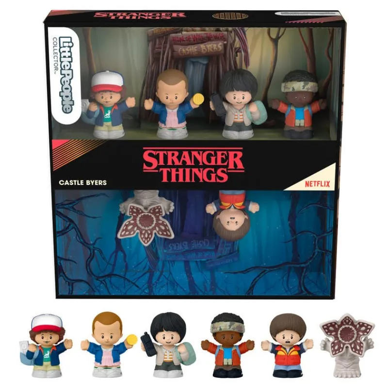 Stranger Things Little People Set con 6 Figuras de Colección<Mattel Hot