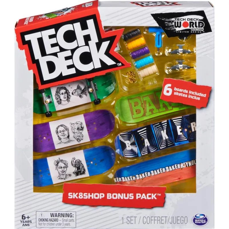 Tech Deck Skate 6 Pack de Patinetas y Accesorios<Spin Master Clearance