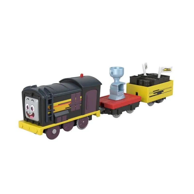 Thomas and Friends Tren Diesel con 2 Vagones<Mattel Sale