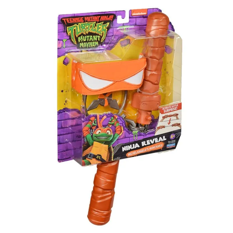Tortugas Ninja Movie Kit Hunchaku con Máscara de Michelangelo para Niños<Bandai Online