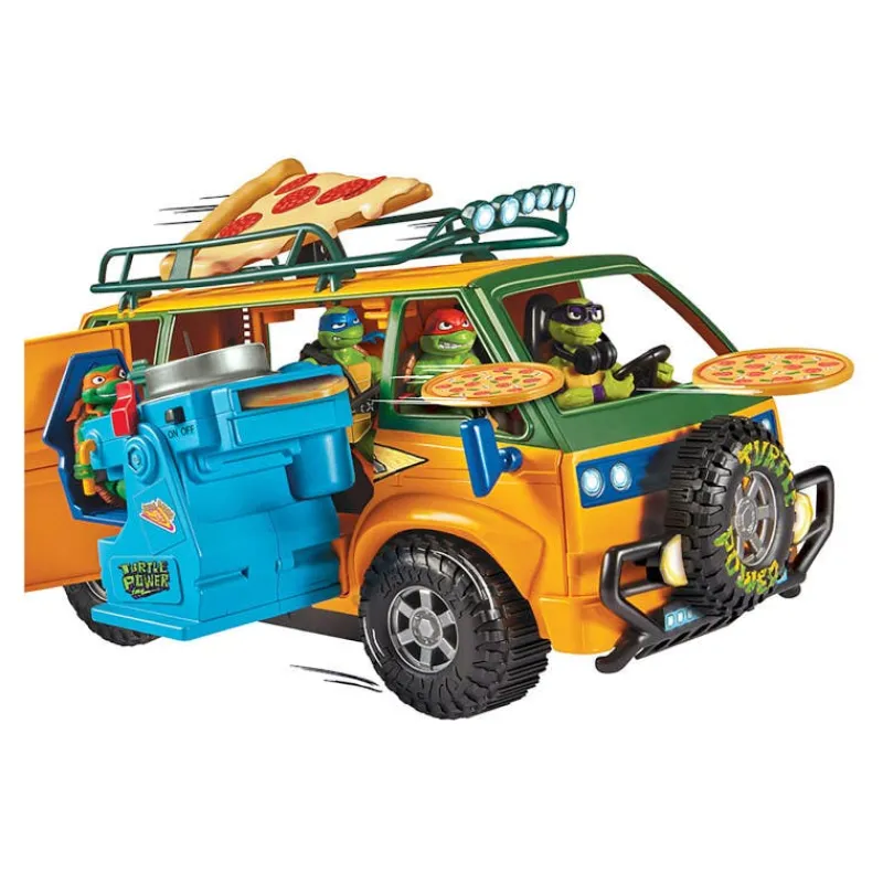 Tortugas Ninja Movie Van de Pizza con Lanzador 89761<Bandai Outlet