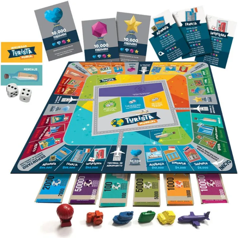 Turista Mundial Juegos de Mesa<Novelty Best