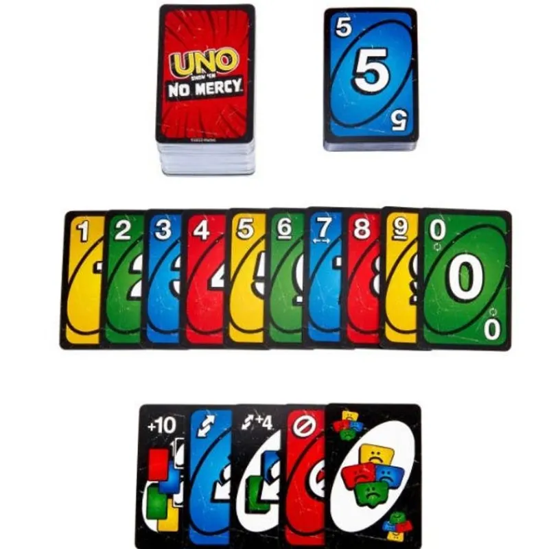 Uno No Mercy Juegos de Mesa<Mattel Best